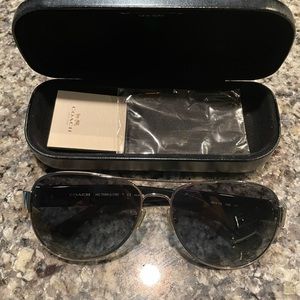 Black Coach sunglasses